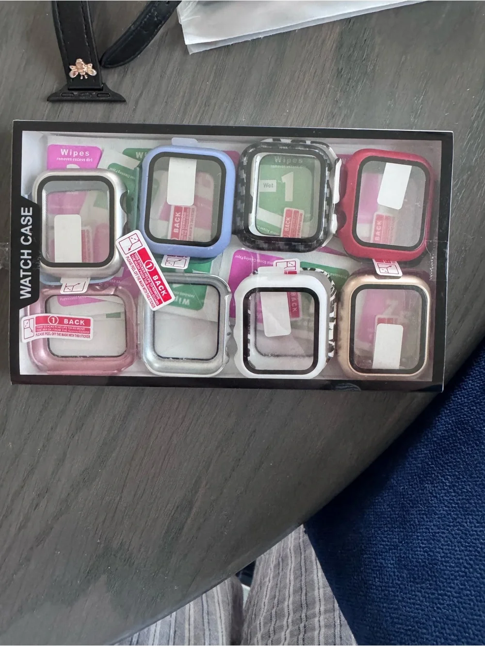 Apple Watch Accessory Lot — Black, Rose Gold, Pink, Gray, Burgundy